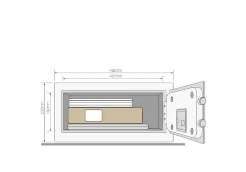 Sejf na Laptop YALE YLEM/200/EG1 - zdjęcie 2 | Sklepsejfy.pl