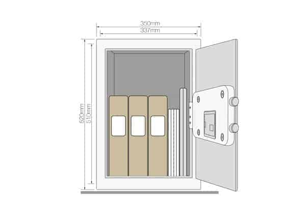 Sejf profesjonalny YALE YSEM/520/EG1 - zdjęcie 5 | Sklepsejfy.pl
