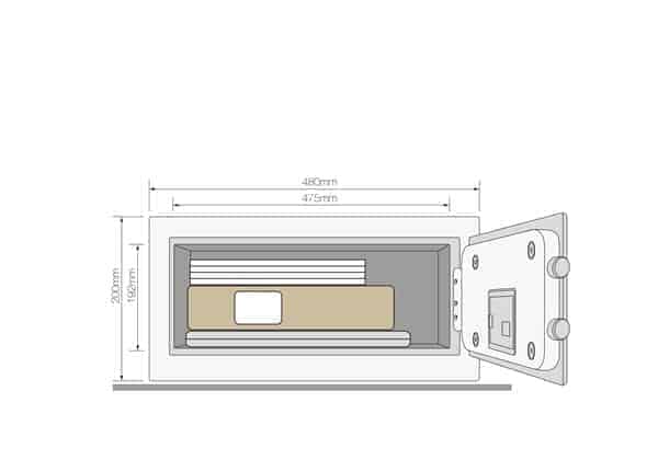 Sejf na Laptopa YALE YLEB/200/EB1 - zdjęcie 7 | Sklepsejfy.pl