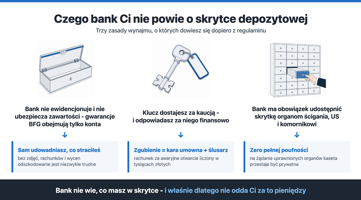 Skrytka bankowa - najważniejsze informacje