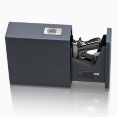 sejf do przechowywania broni krótkiej Siegen SG1 zamek biometryczny w kolorze grafitowym sklepsejyf